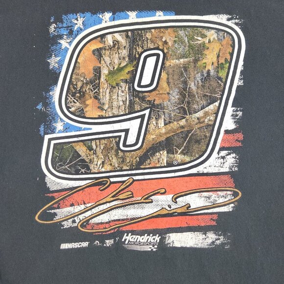 Chase Other - Chase Elliott #9 NASCAR Camo Graphic Shirt Hendrick Motorsports Black Men's 2XL
